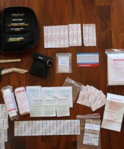 Surviveware Comprehensive Premium First Aid Kit Emergency Medical Kit for Trucks, Cars, Camping, Office and Sports and Outdoor Emergencies - Small 100 Piece Set Regular 52 7165XOHBb7L