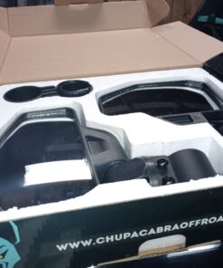 Chupacabra Offroad UTV Side Mirror Kit (2 Pack) Fits 1.6"- 2" Round Roll Cage Bar, Side UTV Mirrors w/Break Away & Adjustable Design - High Impact Shatter Proof Tempered Glass (Driver/Passenger Side) 46 7165lNChY5L