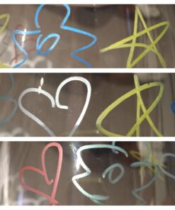 LuLu Wine Glass Markers - Metallic Colors 6 Pens Pack - Wine Charms Alternative 23 7165nq9X8L
