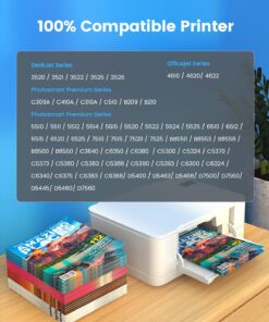 PACITEK Compatible Ink Cartridges Replacement for HP 564 564XL,10 Pack, for HP PhotoSmart 3520 4620 5510 5514 5520 6520 7510 7520 7525 c410a Printer 7 7166JeD1whS