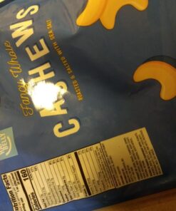 Amazon Brand - Happy Belly Fancy Whole Cashews, Roasted & Sea Salted, 2.75 Pound (Pack of 1) 2.75 Pound (Pack of 1) 37 7166opMzR5L