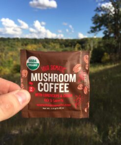 Organic Instant Coffee Powder by Four Sigmatic | Arabica Instant Coffee Singles with Cordyceps, Chaga and Eleuthero | Mushroom Coffee Instant Mix for Better Focus and Immune Support | 10 Packets Protect w/ Chaga & Cordyceps 0.09 Ounce (Pack of 10) 36 71678ew1YiL 4