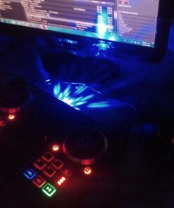 Numark Party Mix - Complete DJ Controller Set for Serato DJ with 2 Decks, Party Lights, Headphone Output, Performance Pads and Crossfader/Mixer 38 7167Kc9Yp2L