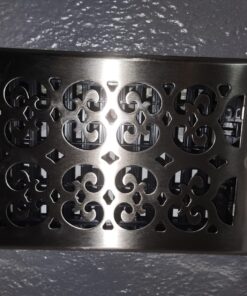 Decor Grates SP610W-NKL Scroll Steel Plated Wall/Ceiling Register, 6 x 10-Inch, 6 x 10 Inch, Brushed Nickel 15 7167M9KT6OL
