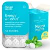 NeuroGum Energy Caffeine Mints (72 Pieces) - Sugar Free with L-theanine + Natural Caffeine + Vitamin B12 & B6 - Nootropic Energy & Focus Supplement for Women & Men - Keto & Vegan, Peppermint Flavor 3 7167s5hiInL