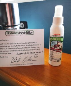 Bed Bug Spray by Bed Bug Patrol - Natural Bed Bug Killer - Child - Pet Safe - Plant Based - Non-Toxic - Repellent Spray - Recommended for Home, Vehicles, Mattresses & Furniture - 48 oz (2-Pack 24oz) 24oz (2 Pack) 35 716887HnSeL 1