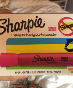 SHARPIE Tank Style Highlighters, Chisel Tip, Assorted, Box of 12 26 7169BeVhWBL