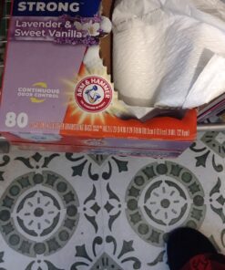 Hefty Ultra Strong Tall Kitchen Trash Bags, Lavender & Sweet Vanilla Scent, 13 Gallon, 80 Count 29 7169Xp3nNCL