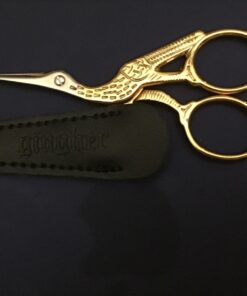 Fiskars Gingher Stork Embroidery Scissors (3 ½ in.), Gold 3.5" Gold 30 716Al67TYPL