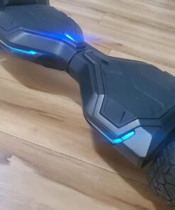 Gyroor Warrior 8.5 inch All Terrain Off Road Hoverboard with Bluetooth Speakers and LED Lights, UL2272 Certified Self Balancing Scooter 1-black 48 716B3q9vIzL