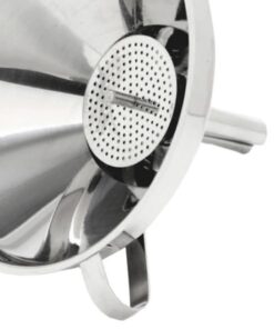 Norpro 5 1/2-Inch Stainless Steel Funnel with Detachable Strainer, 5.5in/14cm, as shown 6 716BBCEhZkL
