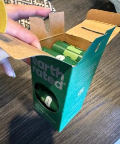 Earth Rated Dog Poop Bags, Guaranteed Leak Proof and Extra Thick Waste Bag Refill Rolls For Dogs, Lavender Scented, 120 Count 120 Bags Lavender-Scented 35 716CjYxnMKL