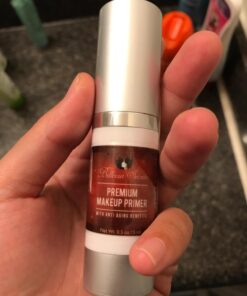 Premium Foundation Makeup Primer- anti aging fine lines wrinkles & pore minimizer primer - Enriched with Vitamin A C & E for flawless skin- Waterproof makeup base - Made in The USA 47 716DcQIpDmL