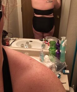 Uniarmoire Womens Plus Size High Waist Fringe Swimwear Two Piece Swimsuit 3X-Large Black 40 716EWzsWQJL