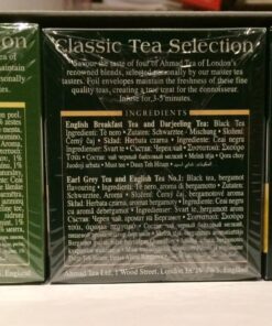 Ahmad Tea Variety Gift Box, 60 Foil Enveloped Teabags, Twelve Teas, 1 Count 34 716EeilePL