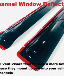 VXMOTOR for 06-11 Honda Civic 2 Door Coupe - in-Channel Style - Vent Side Window Visors - JDM SI OE 2006 2007 2008 2009 2010 2011 8 716Em1g3VOL