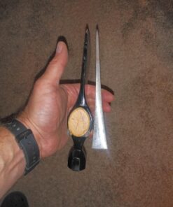 ESTWING Camper's Axe - 16" Hatchet with Forged Steel Construction & Shock Reduction Grip - E44A 16" (Inches) Blue 33 716FfFIGiGL