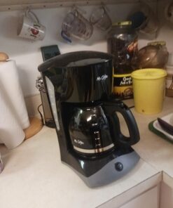 Mr. Coffee Coffee Maker with Auto Pause and Glass Carafe, 12 Cups, Black 23 716GgVAU9oL