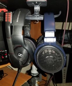 Elevation Lab The Anchor Pro - Extra Strong Under-Desk Headphone Stand Mount with Built-in Cord Management 55 716GvhQ2X8L