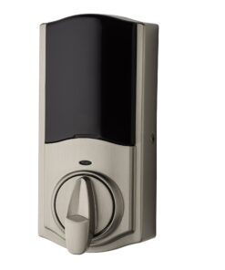 Kwikset - Kevo 99250-202 Kevo 2nd Gen Bluetooth Touch-to-Open Smart Keyless Entry Electronic Deadbolt Door Lock Featuring SmartKey Security, Satin Nickel 23 716I0sOaUAL 1