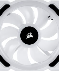Corsair LL Series, LL120 RGB, 120mm RGB LED Fan, Triple Pack with Lighting Node PRO- White, Lighting Node PRO Included, LL120 RGB White,CO-9050092-WW Triple Pack w/ Lighting Node PRO 46 716IZvLH wL