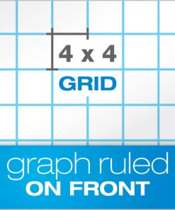 TOPS Quadrille Pad, 8.5 x 11 Inches, 15 Pound Stock, 50 Sheets per Pad, 6 Pads per Pack, White (99522) 8 716JQ6vT9DL