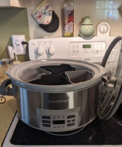 BLACK+DECKER SCD7007SSD Digital Slow Cooker with Temperature Probe + Precision Sous-Vide, 7-Quart Capacity, Stainless Steel 37 716KMnfexgL