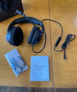 NUBWO N20 Gaming Headset with Mic - Compatible with PS5, Xbox One, Nintendo Switch Lite, PC, Laptop, and Mac, Over Ear Headphones with Noise Cancelling Microphone 29 716MttYZR5L