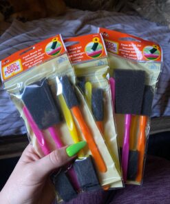 Mod Podge FBA Scrapbooking Foam Brush Set, (4-Piece), Assorted 4 Count 1 14 716O70vvSL