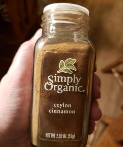Simply Organic Ceylon Ground Cinnamon, 2.08 Ounce, Non-GMO Organic Cinnamon Powder 2.08 Ounce (Pack of 1) 20 716P1U8hZ9L