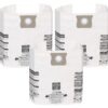 MULTI FIT Wet Dry Vacuum Bags VF2008 General Dirt Dust Bags for Most 15 Gallon to 22 Gallon Shop Vac Branded Wet/Dry Vacuum Cleaners (3 Dust Collection Bags) 1 39 716QIh9xW1L
