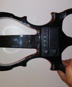 Cecilio 4/4 CEVN-1BK Solid Wood Electric/Silent Violin with Ebony Fittings in Style 1 - Full Size - Black Metallic Full Body - Black full-size 28 716QXFyM1TL