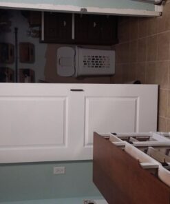 TMS 6.6 FT Country Dark Coffee Steel Sliding Barn Wood Door Hardware Antique 6.6 FT (79") 31 716QqAfeYL