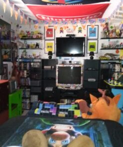 RoomMates JL1331M Super Mario Retro Spray and Stick Removable Wall Mural - 10.5 ft. x 6 ft. 19 716QzRMoEXL