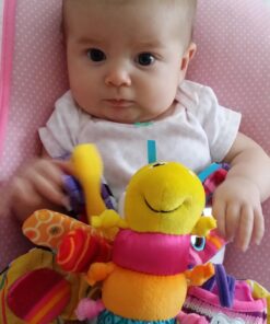 Lamaze Fifi the Firefly Clip On Car Seat and Stroller Toy - Soft Baby Hanging Toys - Baby Crinkle Toys with High Contrast Colors - Baby Travel Toys Ages 0 Months and Up 15 716QzWuYcL