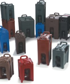 Carlisle FoodService Products Cateraide Insulated Beverage Dispenser with Handles for Catering, Events, Kitchens, And Restaurants, Plastic, 5 Gallons, Black 5 Gallon 21 716Rjjw8y4L