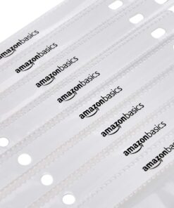 Amazon Basics Sheet Protector, Heavy Duty, 100 Pack, Clear 100 - Pack 21 716SCYgG2GL