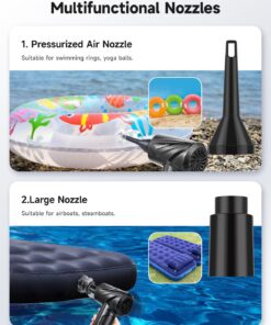 Air Duster, 91000RPM Compressed Air Duster with LED Light, Electric Air Blower for Computer Keyboard Car Cleaning 6000mAh Rechargeable Fast Charging Corldess Air Can Duster Black 15 716Sj5VDcKL