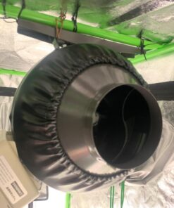 VIVOSUN Ventilation Kit 4 Inch 203 CFM Inline Duct Fan with 4"x 14" Carbon Filter Odor Control System with Australia Virgin Charcoal for Grow Tent Ventilation Z4 w/ carbon filter 48 716SmwJi4oL