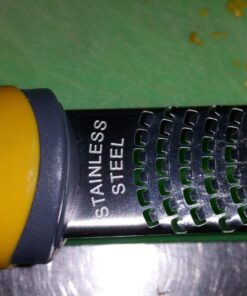 Deiss PRO Citrus Zester & Cheese Grater - Parmesan Cheese Lemon, Ginger, Garlic, Nutmeg, Chocolate, Vegetables, Fruits - Razor-Sharp Stainless Steel Blade, Wide, Dishwasher Safe (ORANGE) Orange 44 716TWwUBvOL