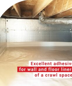 ELK Butyl Seam and Seal Tape Leak Proof Putty Liner for Crawl Space, Window Sealant, Automotive, RV and Camper Repair, Boat Sealing, Glass and EDPM Rubber Roof Patching (1 Inch x 50 Feet) 8 716TZg4R4S