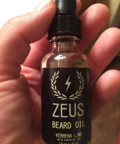 ZEUS Deluxe Beard Wash & Grooming Kit for Men – Natural Beard Oil, Beard Wash Combo & Beard Brush Gift Set (Verbena Lime) Scent: Verbena Lime 25 716UQXxgh1L