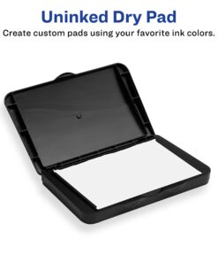 Carter's No-Ink Dry Stamp Pad, Apply Your Own Ink Color to Uninked Felt Pad, 2.75 x 4.27 Inches (21021) 1 Count (Pack of 1) 7 716UlacLpsL
