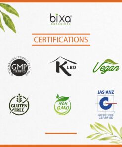 bixa BOTANICAL Cissus Extract Ayurvedic Herb for Bone Tonic, Herbal Supplement,Veg Capsules 60 Count (450mg) 11 716VJMfU8UL