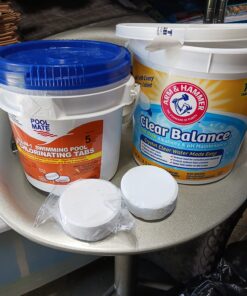 Pool Mate 1-1405M All-in-1 Swimming Pool Chlorine, 5-Pounds Chlorine Tabs 22 716VJy2hhoL