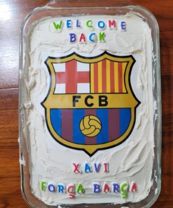 FC Barcelona Edible Cake Topper- 1/4 Sheet 16 716Vrdt6tFL