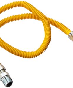 BrassCraft CSSD44-36 Gas Range & Gas Furnace Flex-Line, Stainless Steel, Basic Pack