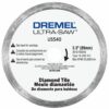 Dremel US540-01 Ultra-Saw 3.5-Inch Tile Diamond Blade , White Diamond Cutting Wheel