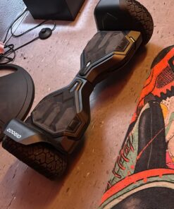 Gyroor Warrior 8.5 inch All Terrain Off Road Hoverboard with Bluetooth Speakers and LED Lights, UL2272 Certified Self Balancing Scooter 1-black 32 716WVjIwZKL