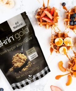 Sukrin Gold - Natural Brown Sugar Alternative - No Calorie Sweetener for Keto, Low Carb and Diabetic Diets - 1.1 lb Bag (1 Pack) 1.1 Pound (Pack of 1) 17 716WvUInZ8L
